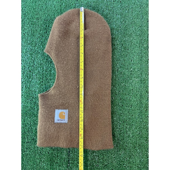 Carhartt‎ WIP Brown Knit Balaclava Face Mask One Size Ski Winter - Picture 4 of 5